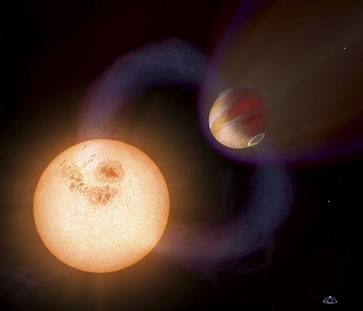 Artists impression of an ultra-short-period planet