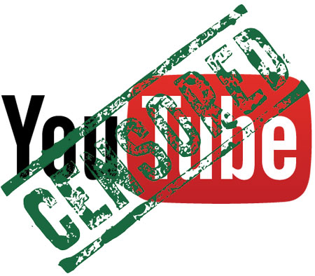 youtube logo with censored stamped over it